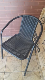 Комплект 6шт. садовых стульев с искусственного ротанга Garden Chair Prato SC-039P Чёрный
