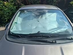 Зонт на лобовое стекло в авто Car Umbrellas Чёрный Солнцезащитная шторка Автомобильный козырек для защиты от солнца