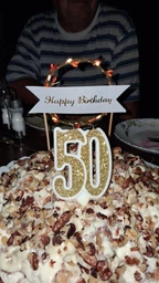 Топпер Для Торта Світлодіодний Happy Birthday М'яке Світло фото від покупців 1