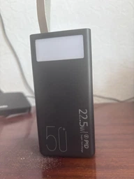 Повербанк 20000 mah 22.5W Super Fast Charge 10192 з LED дисплеєм і швидкою зарядкою PD/QC 3 порта powerbank павербанк для телефона apple айфона iphone самсунг samsung роутера планшета універсальний з ліхтариком фото від покупців 2