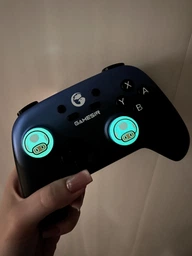 Силиконовые накладки на стики Super Mario Mushroom Blue для геймпадов Sony DualShock PS4 / DualSense PS5 / Xbox Series|One (2шт.) [393299280] фото от покупателей 1