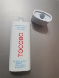 Легкий зволожуючий сонцезахисний крем Tocobo Bio Watery Sun Cream SPF50+ 50мл фото від покупців 1