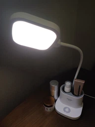 Настольная лампа с аккумулятором Quantum VERONA QM-TL1061 LED 6W 450lm 4100К USB 5V 3000mAh с Power Bank фото от покупателей 1