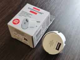 Адаптер USB Brennenstuhl для розетки 5 В 2.4 А (1508110)