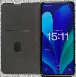 Чехол-книжка Flip Cover Elite на Xiaomi Redmi Note 15 (4G / 5G) / black фото от покупателей 1
