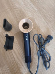 Профессиональный фен для волос Super Hair Dryer 1600 Вт + насадка концентратор, жемчужный фото от покупателей 1