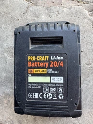 Аккумуляторная угловая шлифовальная машина ProCraft PGA22 без АКБ и ЗП (030273)