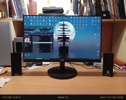 Акустическая система 2E PCS203 2.0 USB Metal Black (2E-PCS203BK)