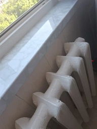 Самоклеющаяся ПВХ пленка 0,6х5м (большая), HOME DESIGN, интерьерная, водостойкая, для мебели и кухни, цвет светло-серый мрамор фото от покупателей 10
