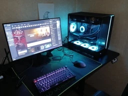 Стіл Ultradesk LEVEL V2 140см Регулювання висоти Чорно-зелений