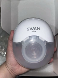 Молокоотсос электрический беспроводной Hands Free свободные руки портативный аккумуляторный ультратихий двухфазный 210 мл с дисплеем массаж стимуляция лактации молокоотсосы для сцеживания молока для мам и новорожденных Swan Baby Smart Lacto X2