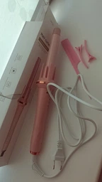 Плойка для локонов Automatic Curler Model: SJ-688, 48W автоматическая стайлер - бигуди для волос розовая фото от покупателей 2