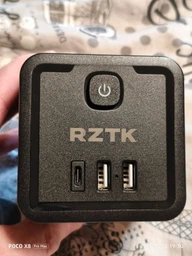 Сетевое зарядное устройство RZTK Power Cube 4 + 2 USB-A + USB-С (PD20W) Black фото от покупателей 2