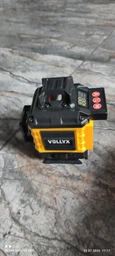 Лазерний рівень нівелір Laser Level 4D 2 акумулятори 16 ліній зелений промінь у кейсі жовтий фото від покупців 1