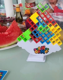Балансуюча Тетріс Вежа 16 блоків (Tetris/Tetra Tower)