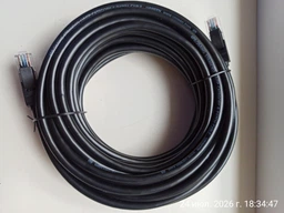 Патч-корд UGREEN NW102 RJ-45 Cat6 U/UTP 1Gbps 20m Black (20166) фото от покупателей 2