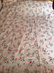 Простынь без резинки Бязь Vanilla Blossom 180*220 см Бежевый