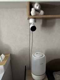 Видеоняня wifi с подключением к телефону радионяня ip камера видеонаблюдения онлайн ночного видения вебкамера для смартфона через приложение Tuya поворотная 360 градусов с датчиком движения радионяни с микрофоном и динамиком Swan Home Smart Eye V2.0 белая
