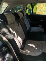 5D Чехлы на сиденья для BMW 3-SERIA G20 2018- Autovalom Flannel черные с серой вставкою