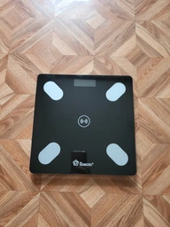 Смарт-весы, умные напольные весы Domotec Smart Scale 2, электронные, фитнес, Bluetooth, 180 кг, белые фото от покупателей 6