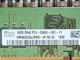 Оперативна пам'ять Hynix DDR4-2666 16384MB PC4-21300 (HMA82GU6CJR8N-VK)