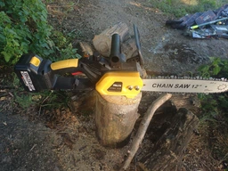 Акумуляторна ланцюгова пила ( пилка ) садова Vollyx Electric Saw з шиною 12" для дерева та гілок, електропила + 2 акумулятори 21В, кейс фото від покупців 10