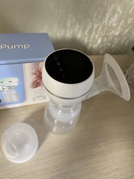 Молокоотсос электрический беспроводной Electric Brest Pump Evianangel Model Q2 портативный аккумуляторный для сцеживания массажный переносной универсальная бутылка для кормления белый фото от покупателей 8