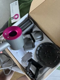Ионный фен для волос Weizer Ionic Hair Dryer 5 насадок красный
