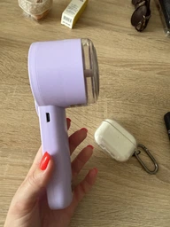 Профессиональная машинка для удаления комочков катышков Lint Remover DGS-M1 5 Вт машинка от катышков, комочков, фиолетовя фото от покупателей 2