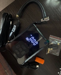 Автомобільний насос бездротовий повітряний компресор Intelligent Pump 5в1 автонасос для коліс портитивний для підкачки шин ( EAN : 16902909679