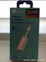 Мережевий адаптер TP-LINK UE300 USB 3.0 / 1000Мбіт RJ45 порт Ethernet фото від покупців 2