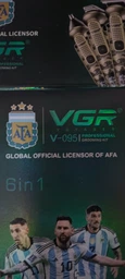 Универсальная машинка триммер для стрижки волос и бороды с USB LED дисплеем VGR V-103 Pro + Щеточка для чистки
