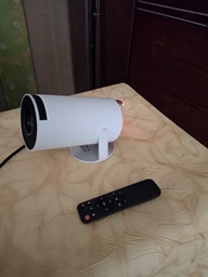 Смарт проектор SMART 4K Projector Ultra HD до 130 дюймов, мини, портативный, HDMI-совместимый, полная поддержка Android и iOS, Bluetooth 5.0, Wi-Fi 6, мультимедийный домашний кинотеатр, черный