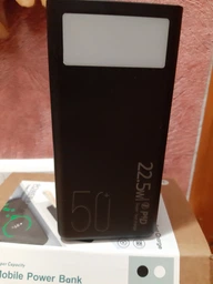 Повербанк 50000 mah 22.5W Super Fast Charge 10024 з LED дисплеєм і швидкою зарядкою PD/QC 3 порта powerbank павербанк для телефона apple айфона iphone самсунг samsung роутера планшета універсальний з ліхтариком фото от покупателей 10