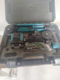 Лазерный уровень нивелир Laser Level 4D 2 аккумулятора 16 линий зеленый луч со штативом в кейсе синий фото от покупателей 4