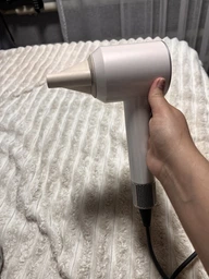 Професійний фен для волосся Super Hair Dryer 1600 Вт + насадка концентратор, рожевий, бірюзовий фото від покупців 1