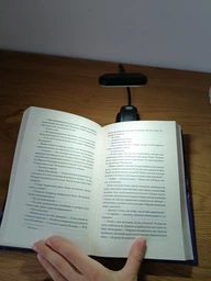 Настольная лампа светильник для чтения книг со встроенным аккумулятором лампа портативная фонарь LED лампы на аккумуляторе светодиодный на прищепке для книги фонарик (66432 Ruel) фото от покупателей 4