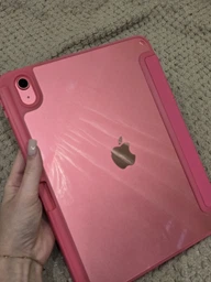 Чехол Clear Acrylic для iPad 11 (2025) / iPad 10 (2022) 10.9" с местом для стилуса Бледно-розовый фото от покупателей 1
