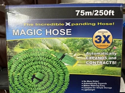 Шланг для поливу 7,5 м, що розтягується, з розпилювачем V-HOSE PRO, Синій
