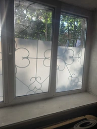 Тонувальна плівка на вікна матова з ефектом піскоструй 240х152 см (667) Білий фото від покупців 1