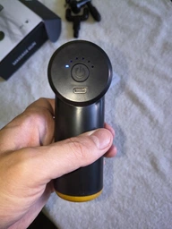 Масажер ударний перкусійний масажний пістолет 4в1 з 4 насадками Massage Gun фото від покупців 2