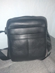 Сумка-кросбоді чоловіча шкіряна Laras K108017bl Чорна (ROZ6400170100)