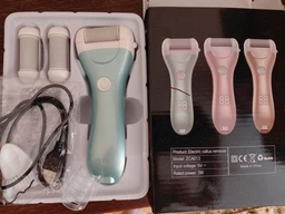 Пемза пилка для ног и пяток роликовая аккумуляторная Callus Remover 3W электрическая для шлифовки электропемза для педикюра USB зеленая