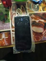 Павербанк Power bank 4 роз'єми I-Battery 100000 mAh з ліхтариком та вбудованими кабелями Чорний