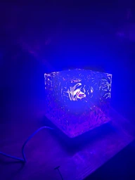 Ночник от USB куб звездное небо LED настольная RGB лампа 16 цветов для спальни и детской + пульт фото от покупателей 3