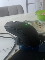 Чорна ігрова миша ATTACK SHARK X11 63g (PAW3311, 22 000 DPI, Bluetooth/2.4G/USB-C, RGB док-станція) фото від покупців 2