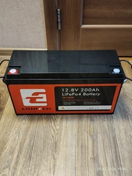 Аккумулятор LiFePO4 LITHTECH 12.8V 200Ah с BMS, BlUETOOTH,GRADE A,литий-железо-фосфатная батарея для ИБП, RV, солнечных систем, фото от покупателей 1