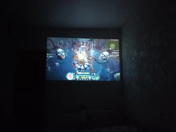 Проектор Smart 4K Projector Ultra HD до 130 дюймов мини портативный HDMI Android + iOS Bluetooth 5.0 Wi-Fi 6 мультимедийный домашний кинотеатр + черная точка фото от покупателей 7