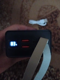 Повербанк 20000 mah 22.5W Super Fast Charge 10192 з LED дисплеєм і швидкою зарядкою PD/QC 3 порта powerbank павербанк для телефона apple айфона iphone самсунг samsung роутера планшета універсальний з ліхтариком фото от покупателей 17