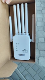 Wi-Fi ретранслятор усилитель до 300м² для роутера 300Мб/с, двухдиапазонный 2.4G + 4G вай фай ретранслятор усилитель сигнала - WIFI повторитель с LAN портом - расширитель покрытия сети